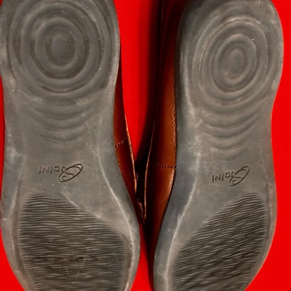 Sudini Brown Leather soft loafers size 10 medium - Picture 8 of 9